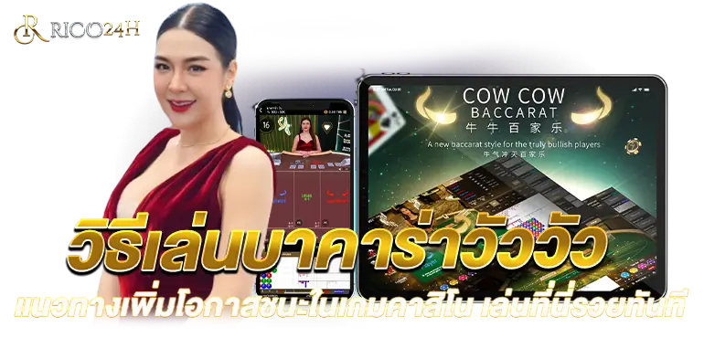 วิธีเล่นบาคาร่าวัววัว เเนวทางเพิ่มดอกาสชนะในเกมคาสิโน เล่นที่นี่รวยทันที RICO24h
